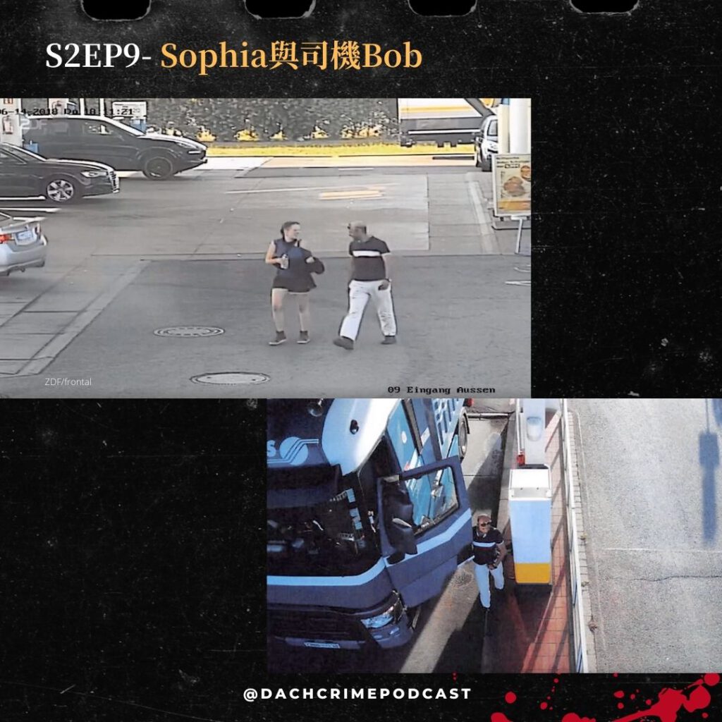 Sophia 與Bob 被監視錄影拍下的影像